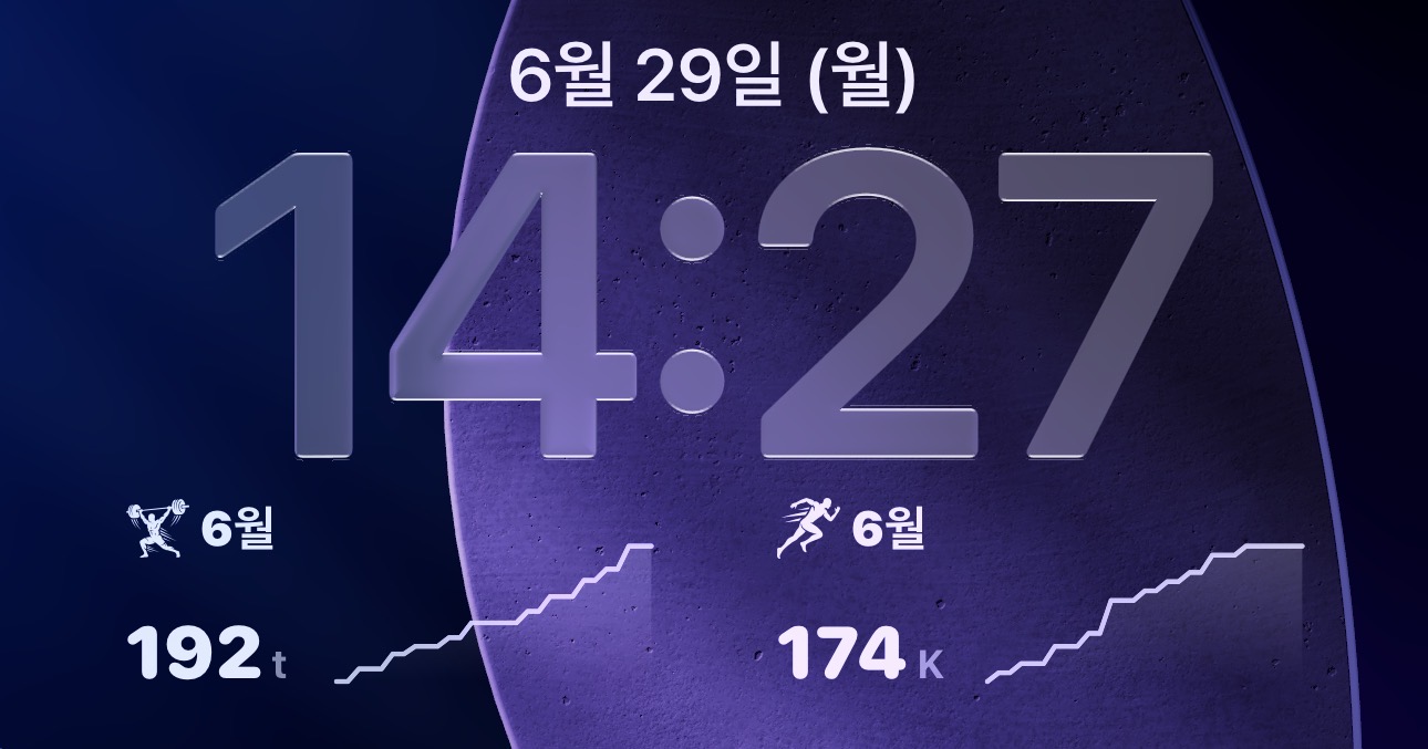 잠금화면 위젯 1